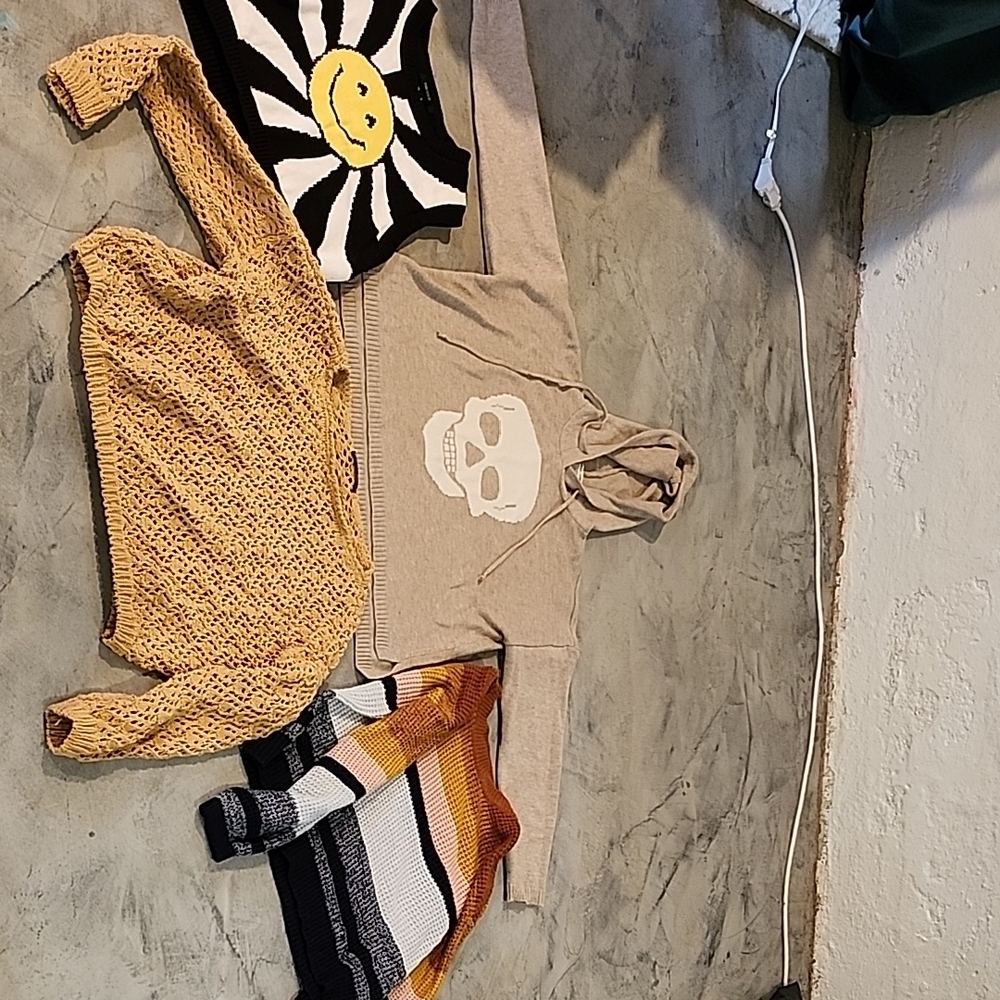 Skull Hoodie and Sweater Set